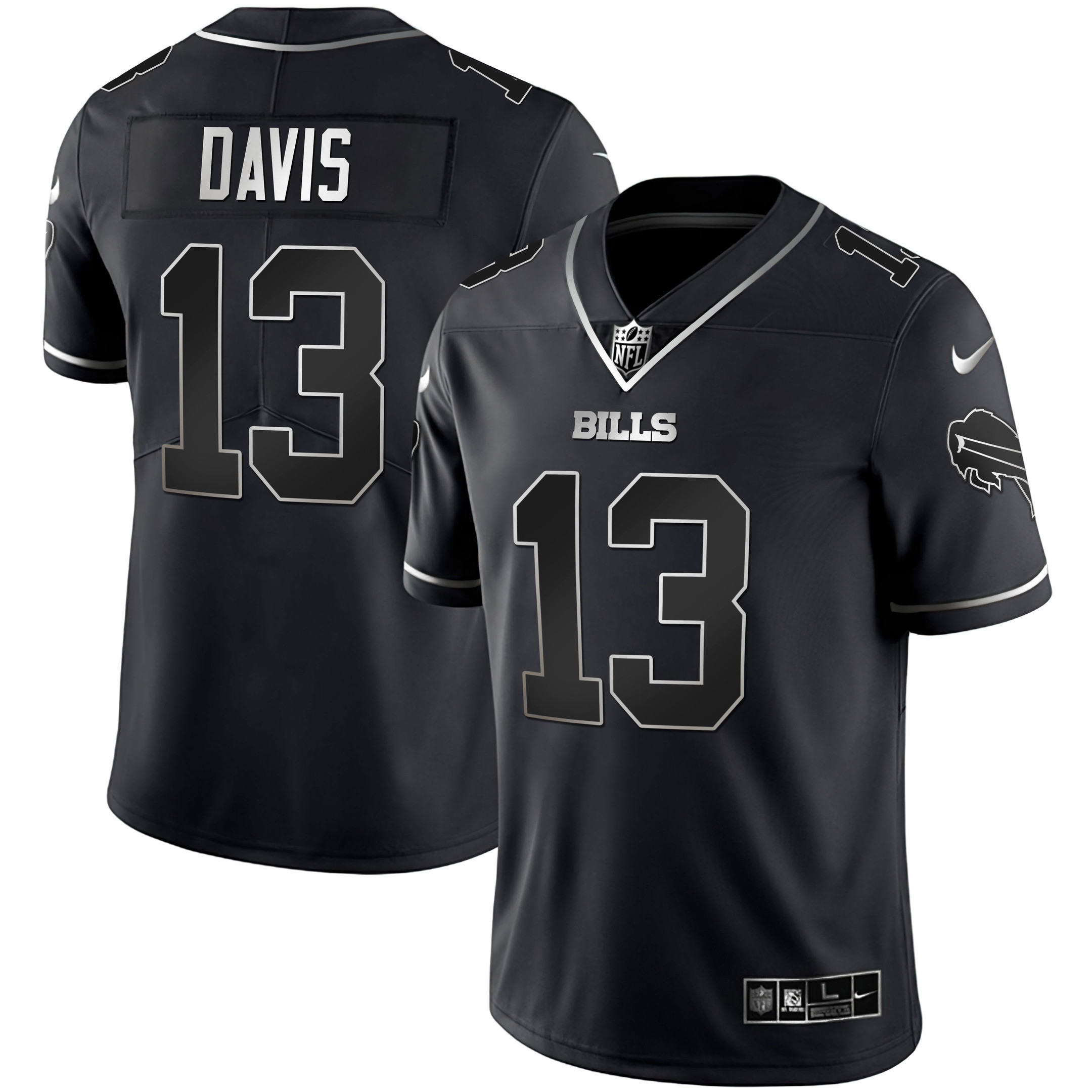 Men's Bills White Gold & Black Gold - All Stitched - Image 39