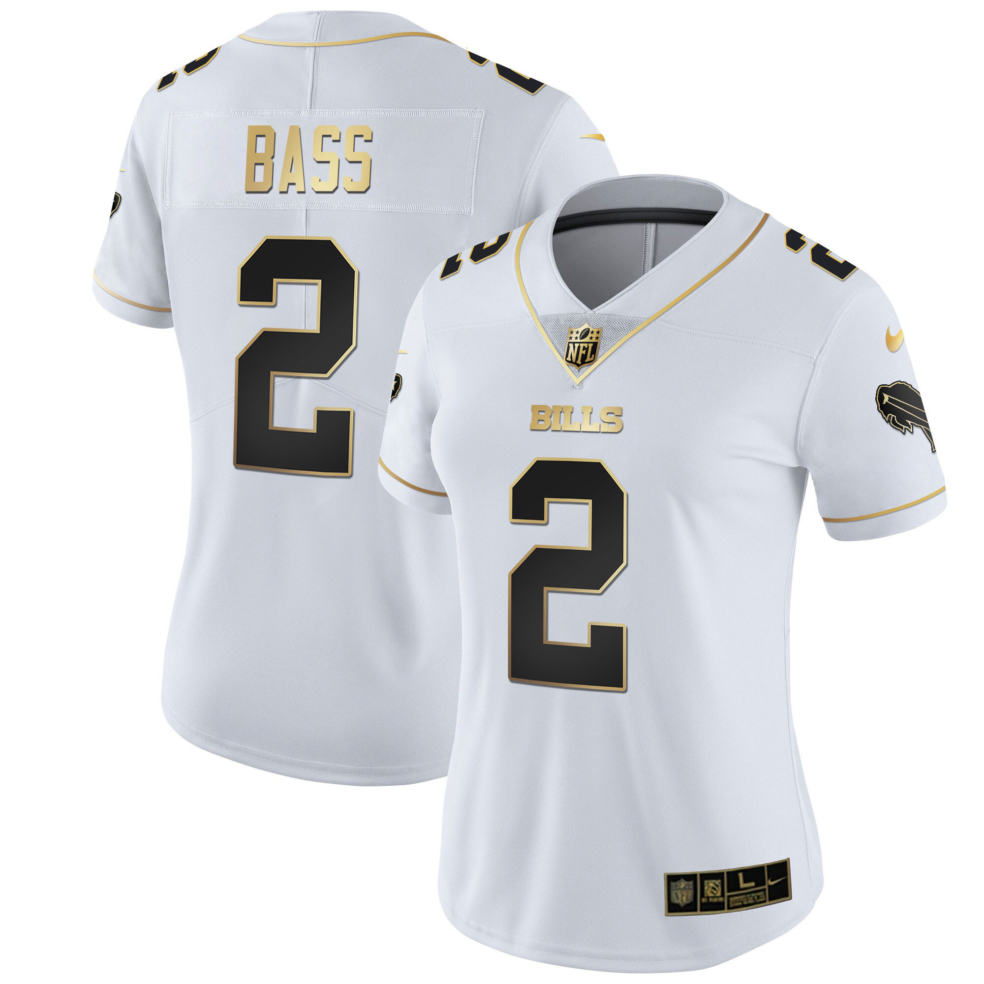 Women's Bills White Gold & Black Gold - All Stitched - Image 8