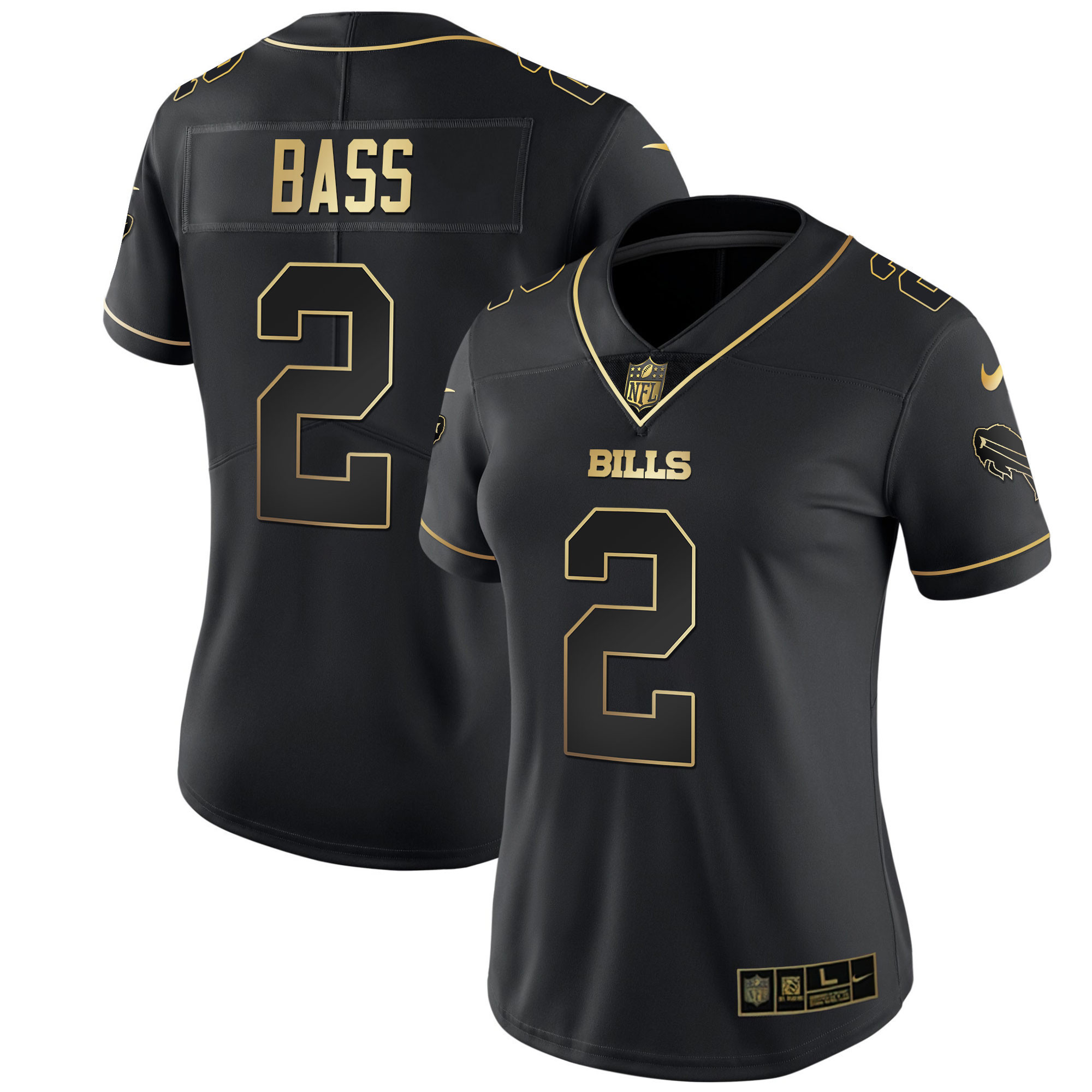 Women's Bills White Gold & Black Gold - All Stitched - Image 16