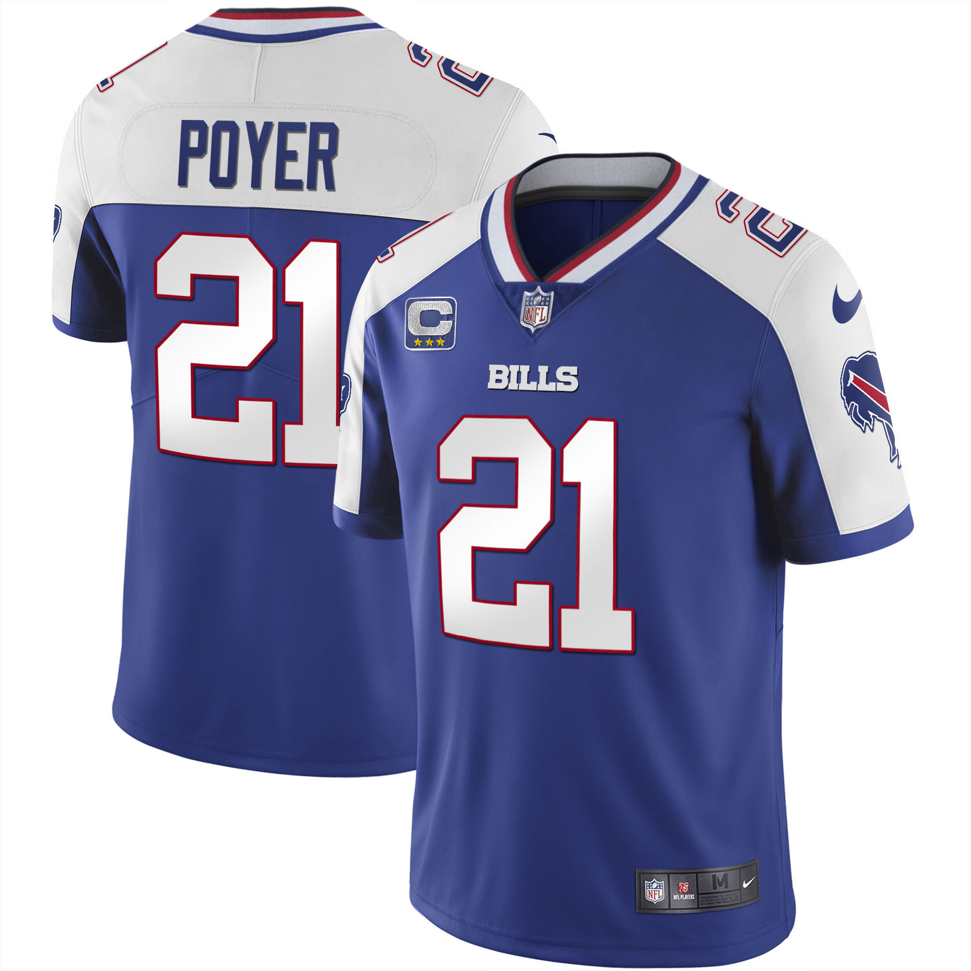 Men's Bills Alternate Vapor Black Gold & Black Inverted Limited - All Stitched - Image 22