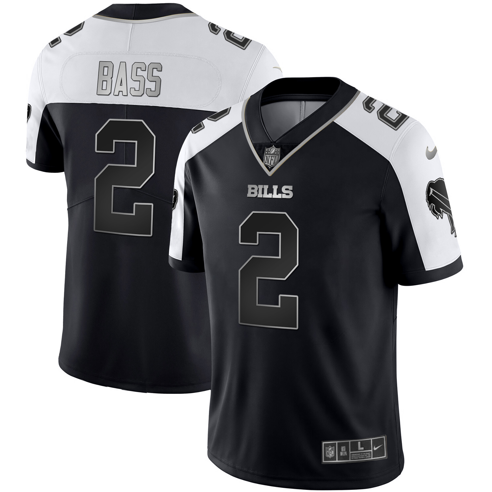 Men's Bills Alternate Vapor Black Gold & Black Inverted Limited - All Stitched - Image 40