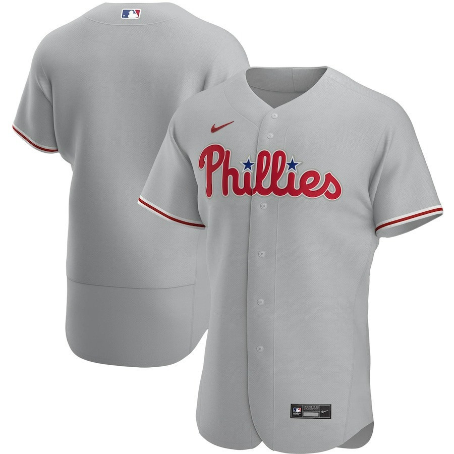 Team Philadelphia Phillies Gray Jersey - All Stitched