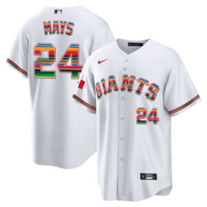Willie Mays Giants Mexico Cool Base Limited Jersey - All Stitched