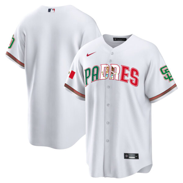 Men's San Diego Padres Mexico Cool Base Limited Jersey V2 - All Stitched - Image 7
