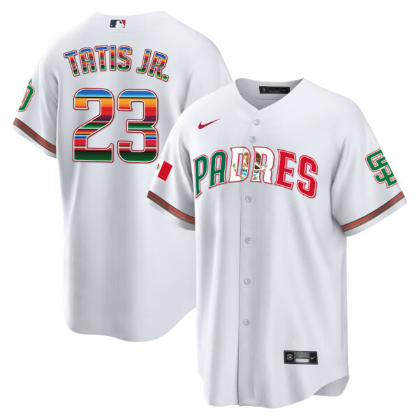Men's San Diego Padres Mexico Cool Base Limited Jersey V2 - All Stitched