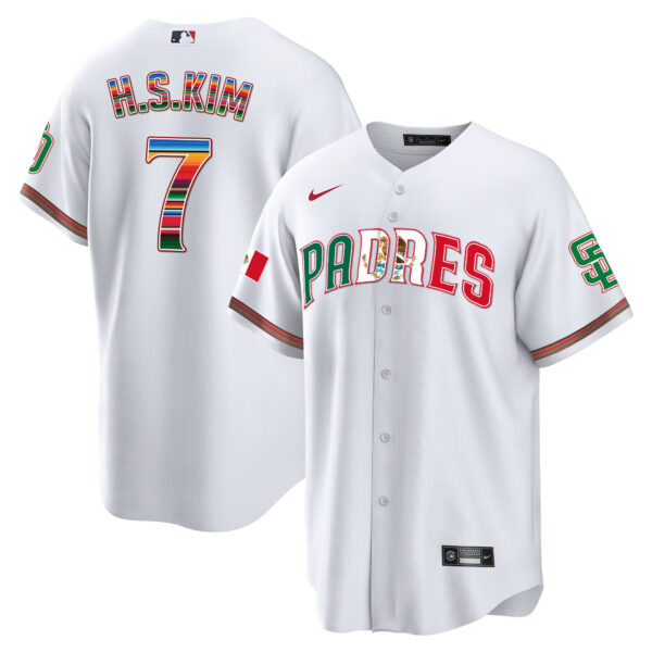 Men's San Diego Padres Mexico Cool Base Limited Jersey V2 - All Stitched - Image 4
