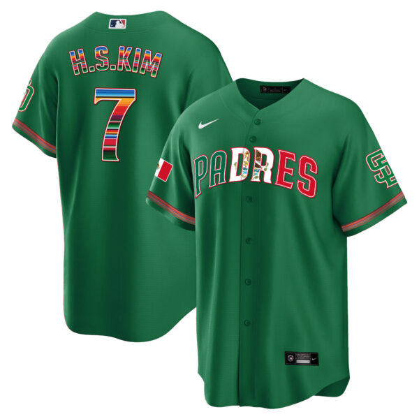 Men's San Diego Padres Mexico Cool Base Limited Jersey V2 - All Stitched - Image 25