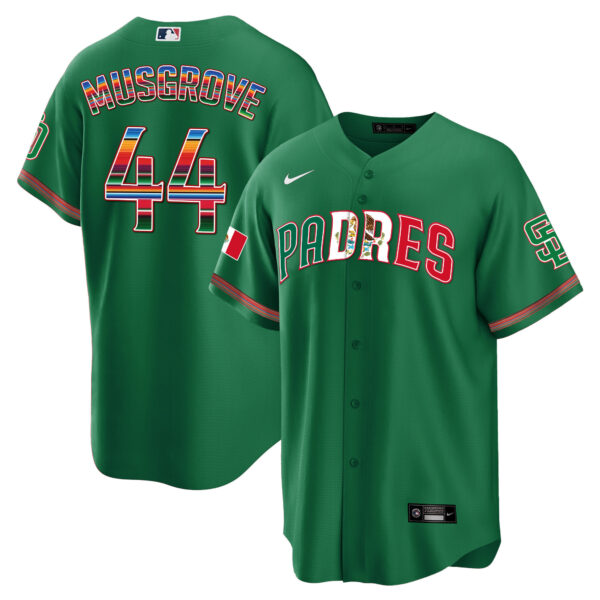 Men's San Diego Padres Mexico Cool Base Limited Jersey V2 - All Stitched - Image 26