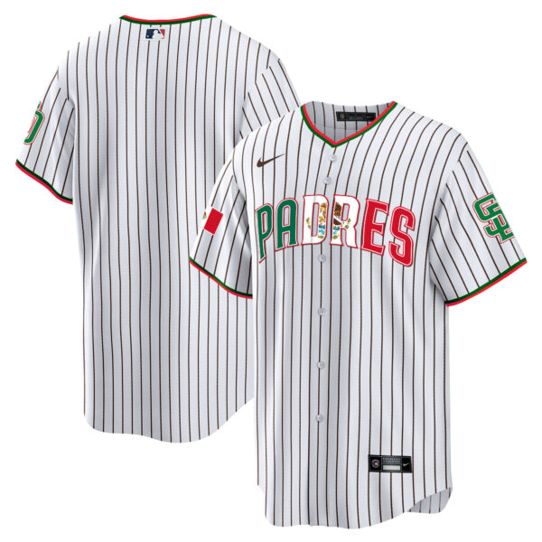 Men's San Diego Padres Mexico Cool Base Limited Jersey V2 - All Stitched - Image 21