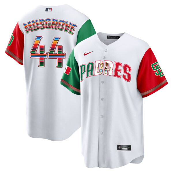 Men's San Diego Padres Mexico Cool Base Limited Jersey V2 - All Stitched - Image 40