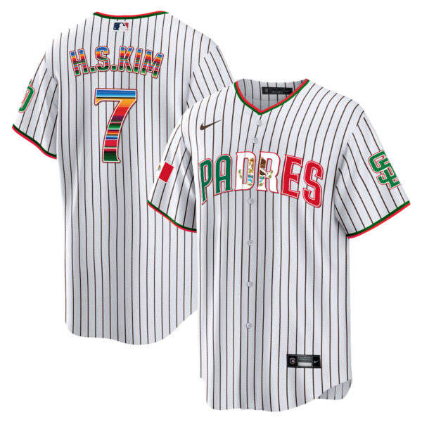 Men's San Diego Padres Mexico Cool Base Limited Jersey V2 - All Stitched - Image 18