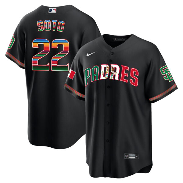 Men's San Diego Padres Mexico Cool Base Limited Jersey V2 - All Stitched - Image 10