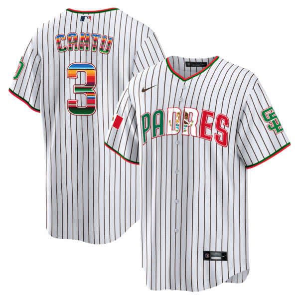 Men's San Diego Padres Mexico Cool Base Limited Jersey V2 - All Stitched - Image 20