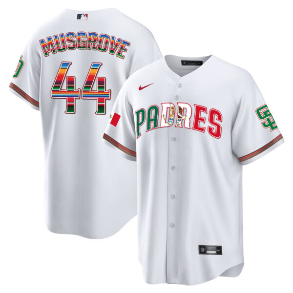 Men's San Diego Padres Mexico Cool Base Limited Jersey V2 - All Stitched - Image 5