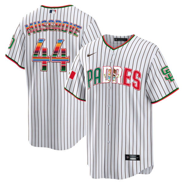 Men's San Diego Padres Mexico Cool Base Limited Jersey V2 - All Stitched - Image 19