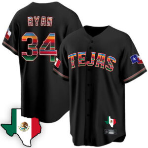 Men's Texas Rangers Mexican Cool Base Jersey V3 - All Stitched