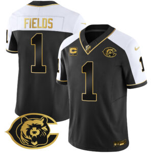 Men's Bears Throwback Gold Vapor Jersey - All Stitched