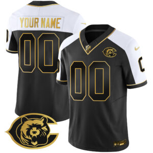 Bears Throwback Gold Vapor Custom Jersey - All Stitched