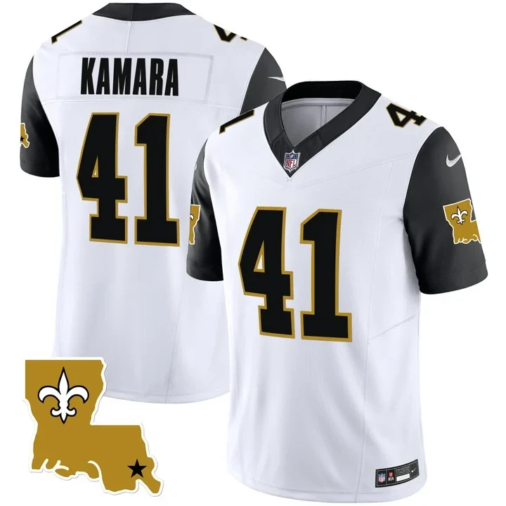 Alvin Kamara New Orleans Saints Legacy Jersey - All Stitched - Image 2
