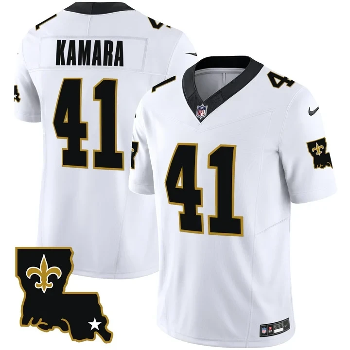 Alvin Kamara New Orleans Saints Legacy Jersey - All Stitched - Image 3