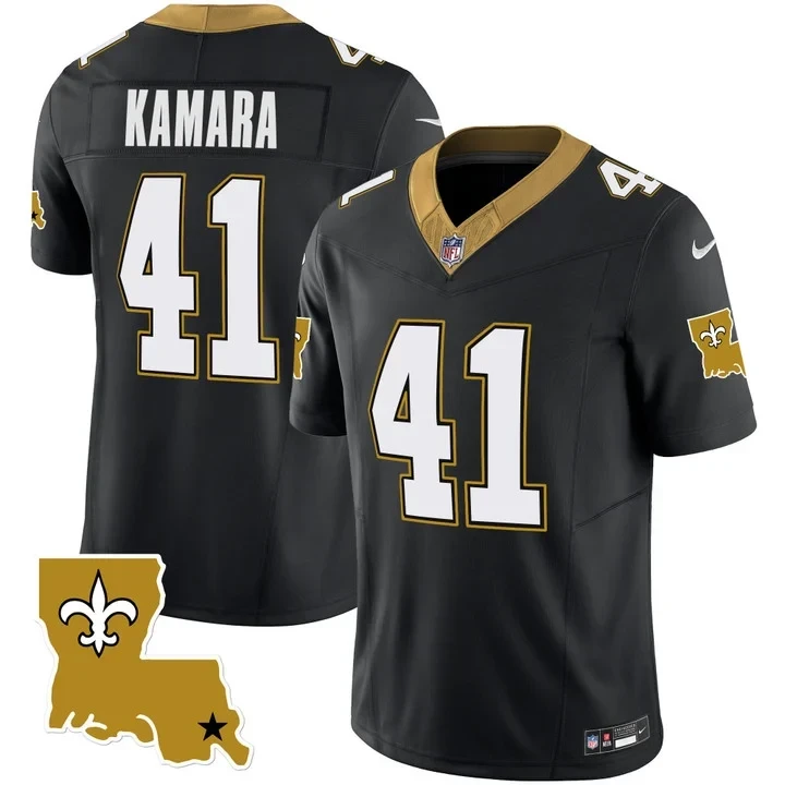 Alvin Kamara New Orleans Saints Legacy Jersey - All Stitched - Image 4