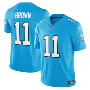 A. J. Brown Philadelphia Eagles F.U.S.E. Blue Jersey - All Stitched