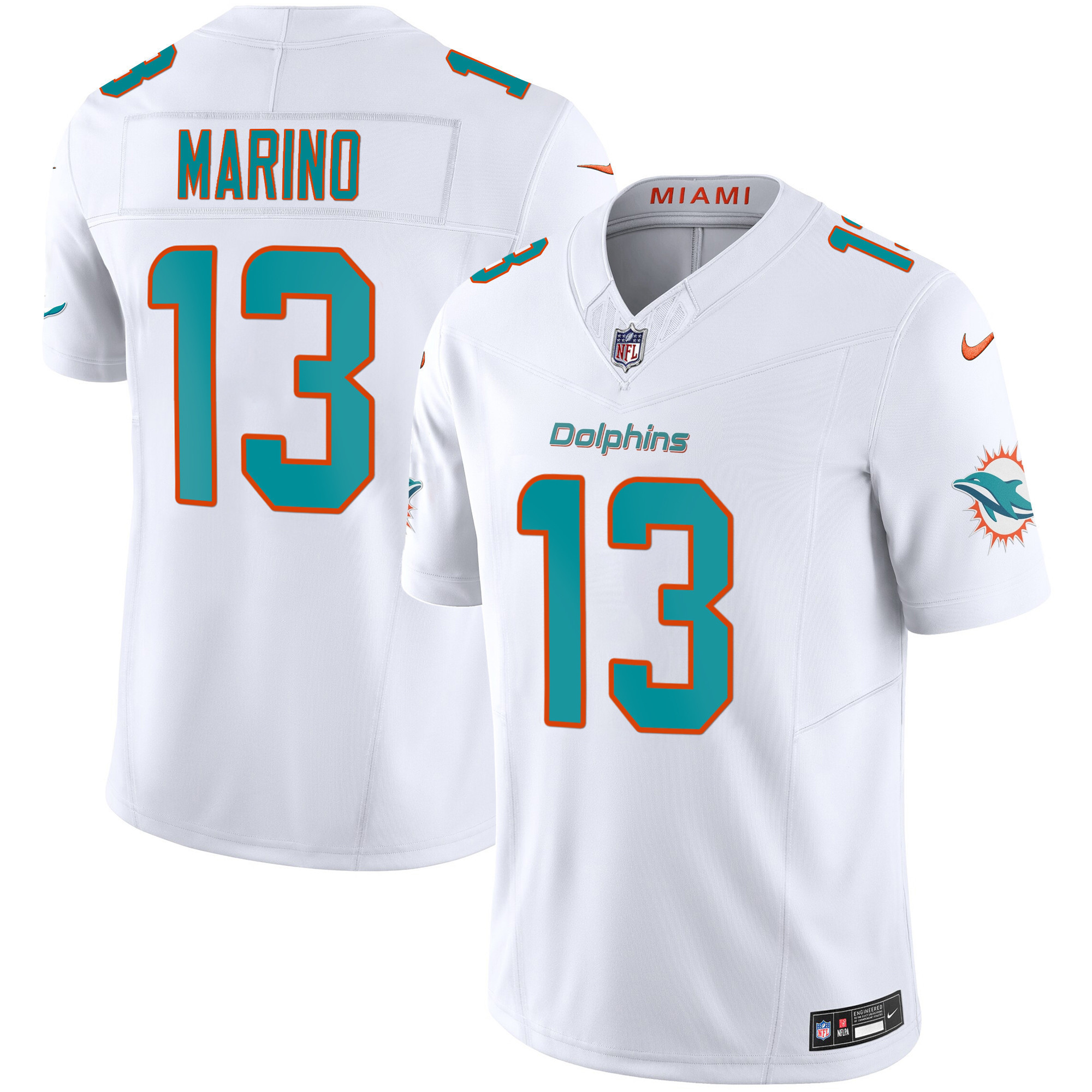 Men's Dolphins Vapor Limited Jersey - All Stitched - Image 23