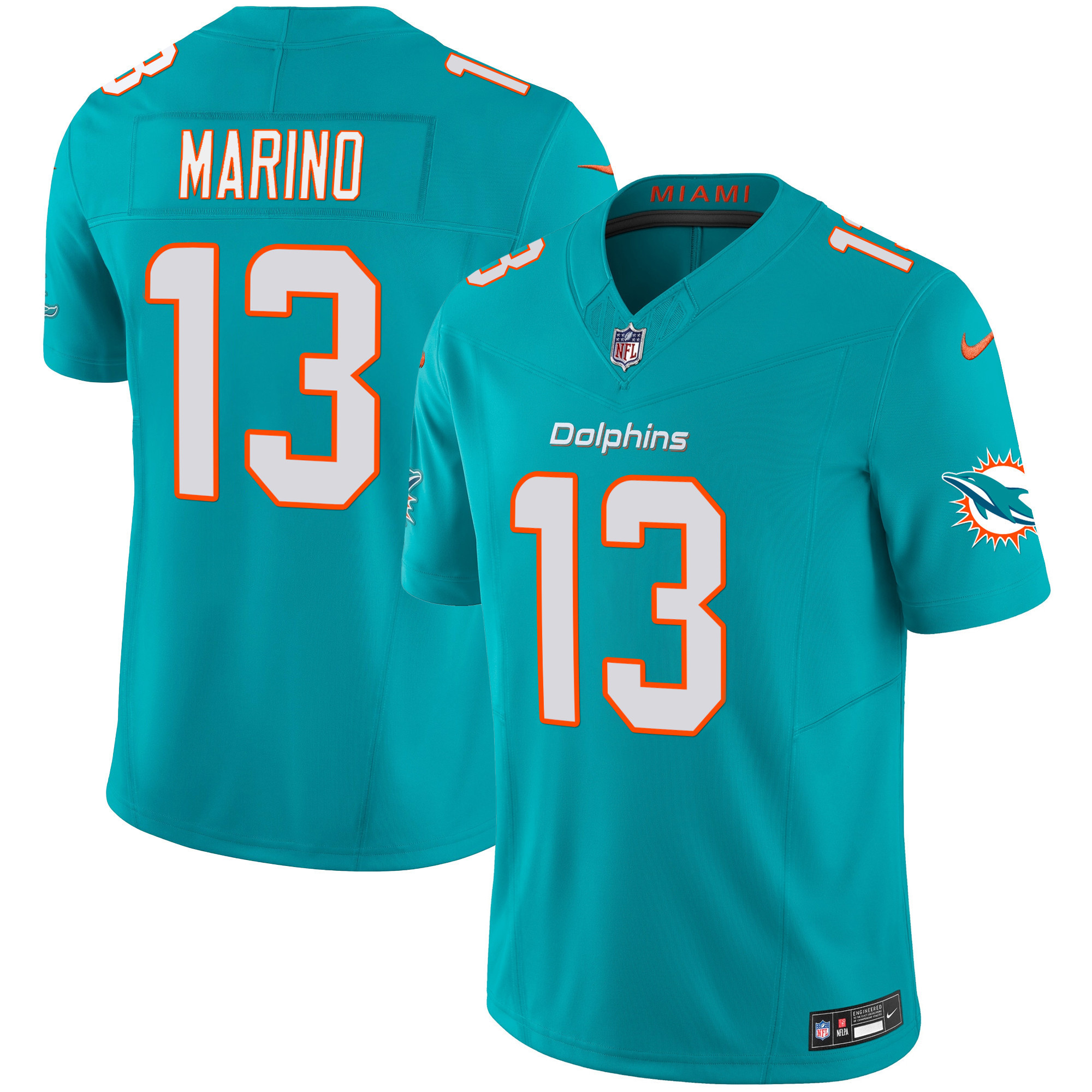 Men's Dolphins Vapor Limited Jersey - All Stitched - Image 17