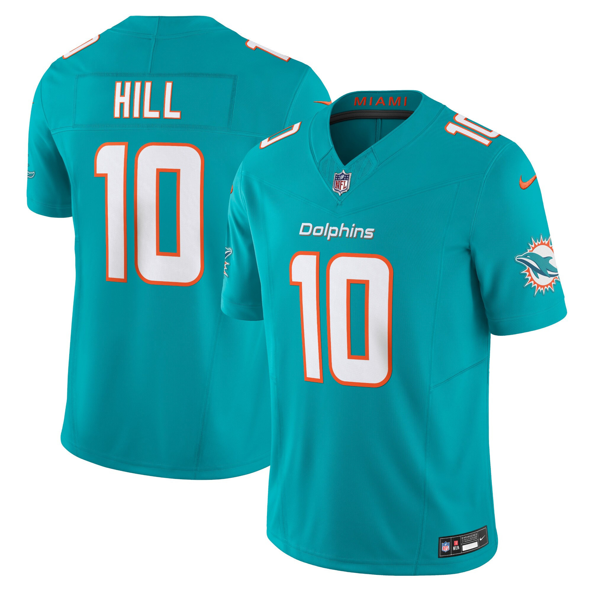 Men's Dolphins Vapor Limited Jersey - All Stitched - Image 15