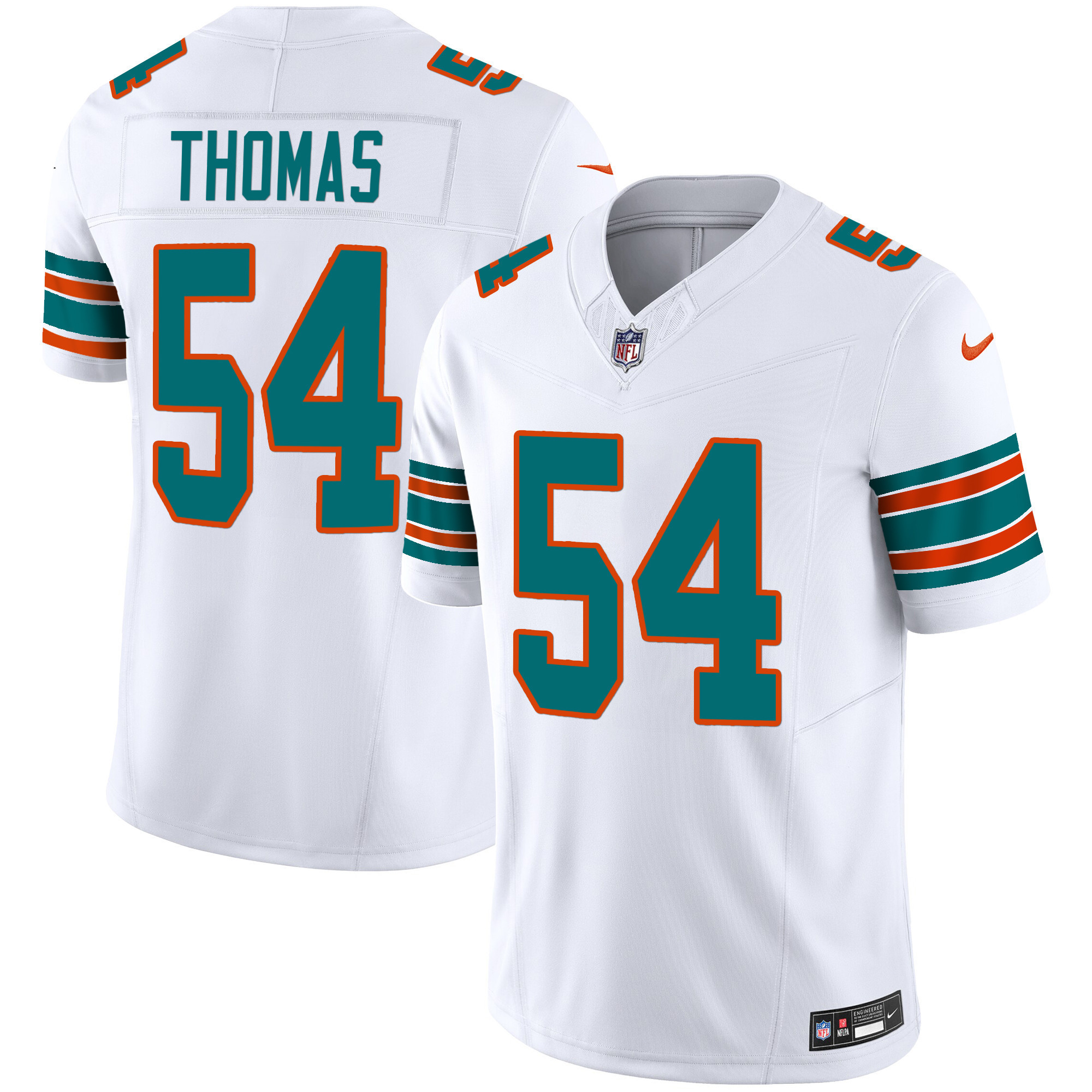 Men's Dolphins Vapor Limited Jersey - All Stitched - Image 12