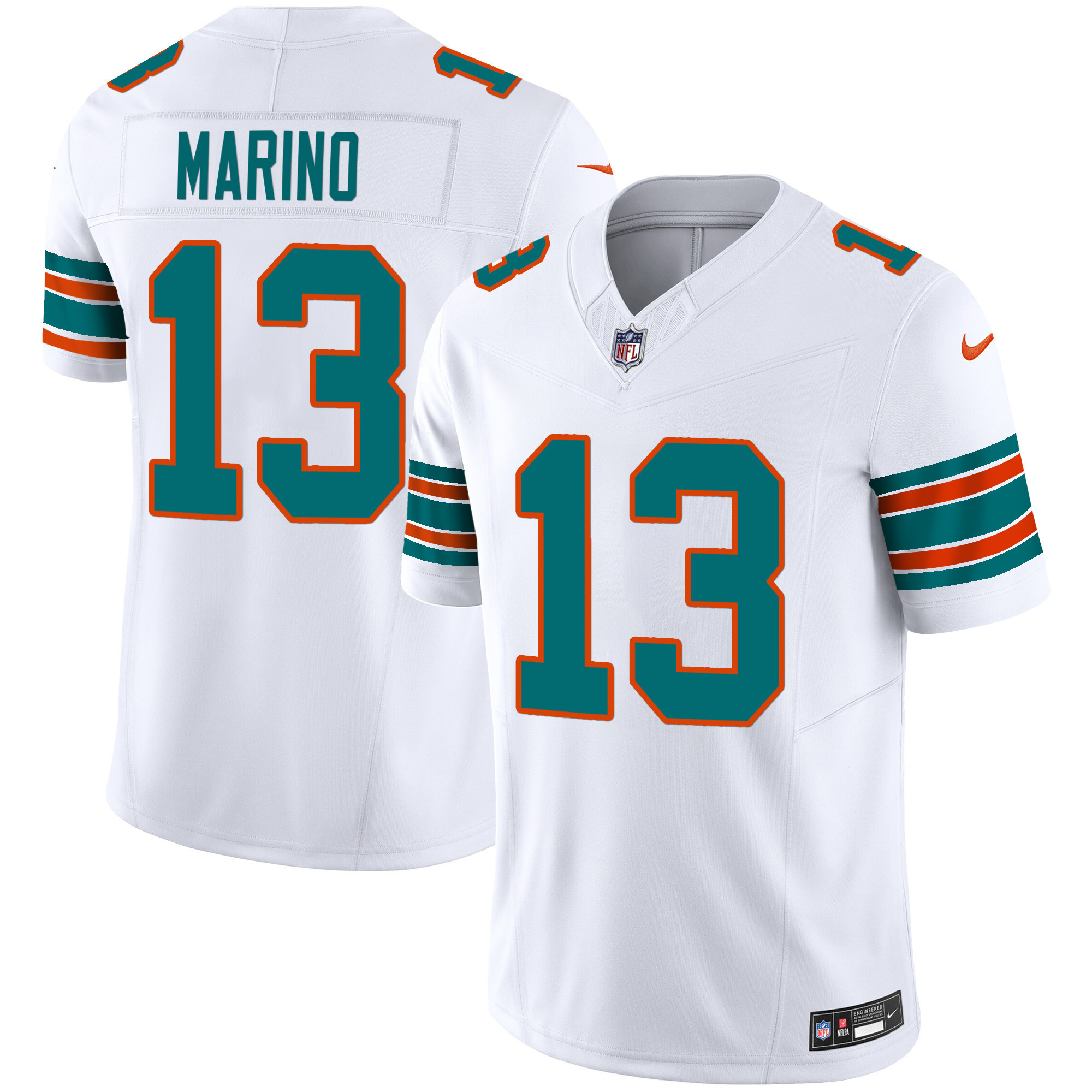 Men's Dolphins Vapor Limited Jersey - All Stitched - Image 11