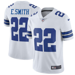 Emmitt Smith Dallas Cowboys White Jersey - All Stitched