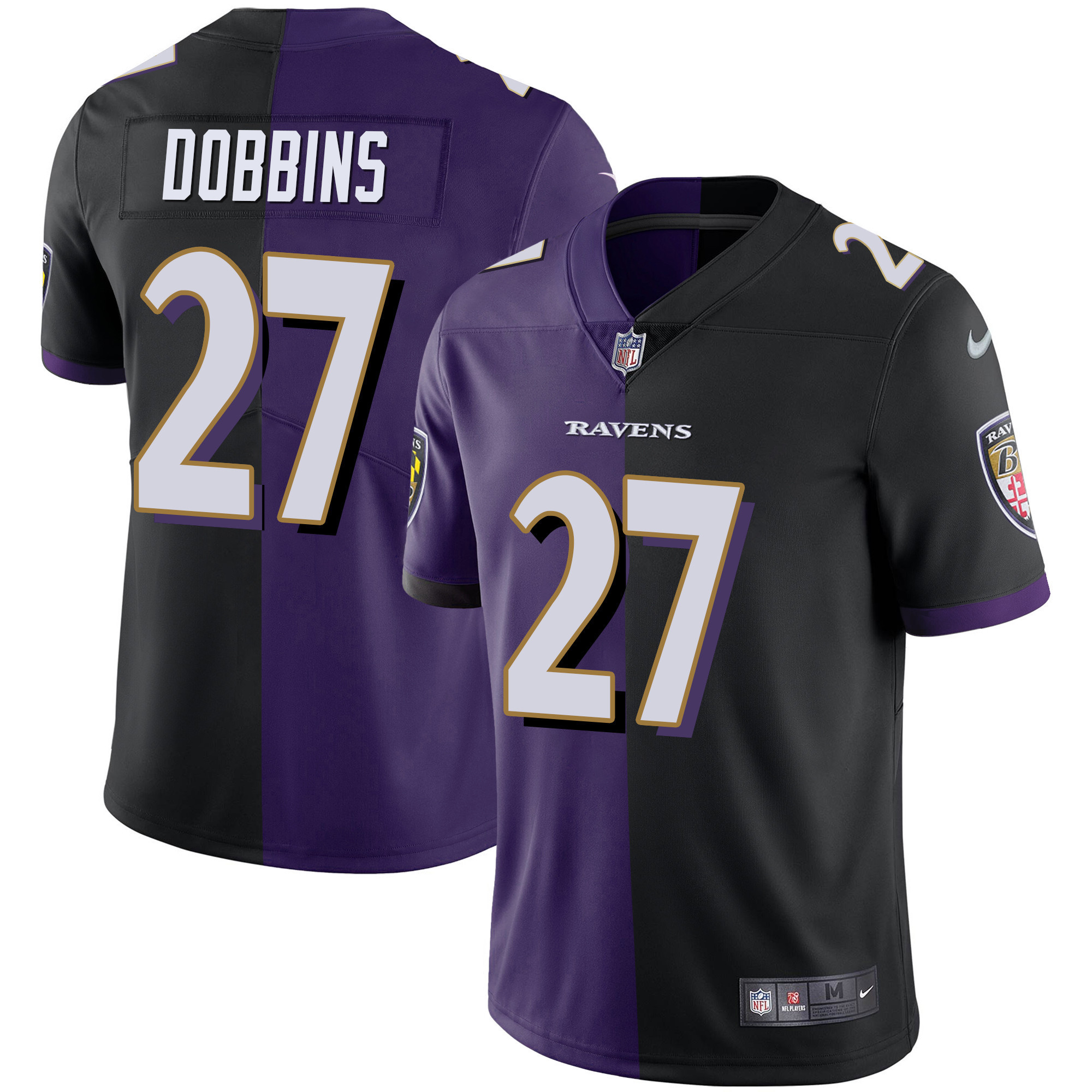 Ravens Split Vapor Jersey - All Stitched - Image 6
