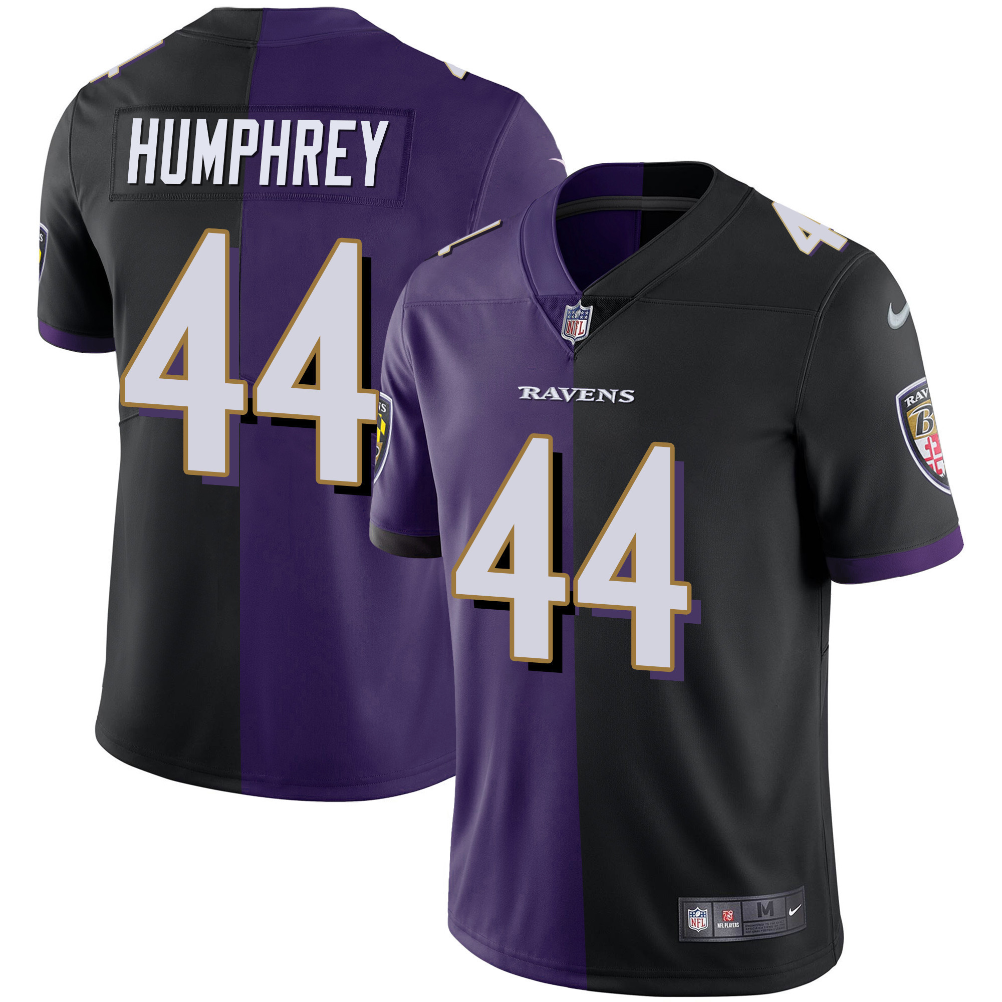 Ravens Split Vapor Jersey - All Stitched - Image 5