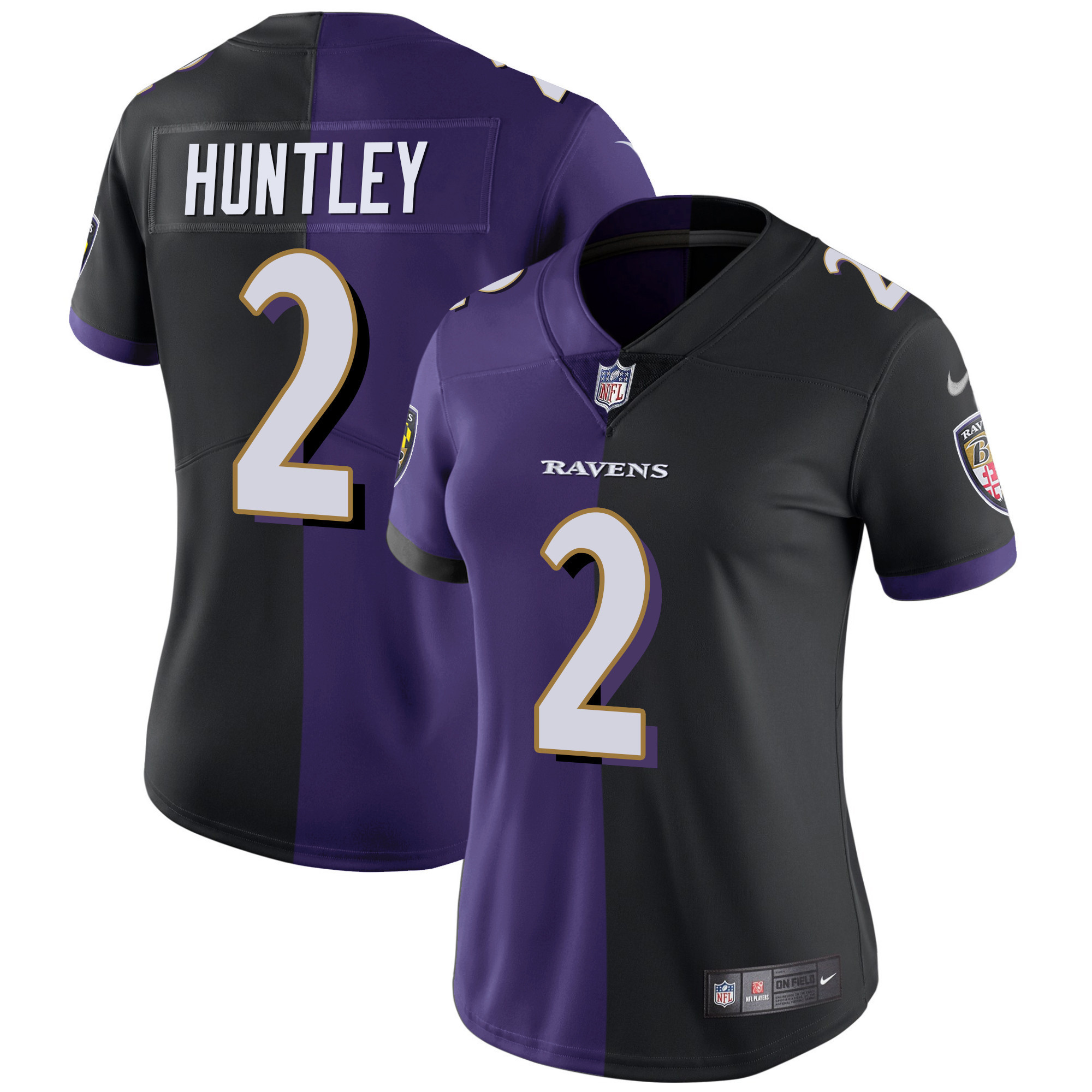 Ravens Split Vapor Jersey - All Stitched - Image 14