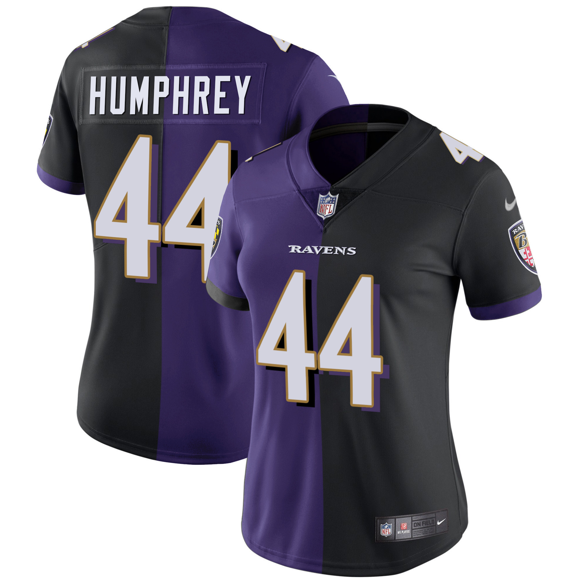 Ravens Split Vapor Jersey - All Stitched - Image 12