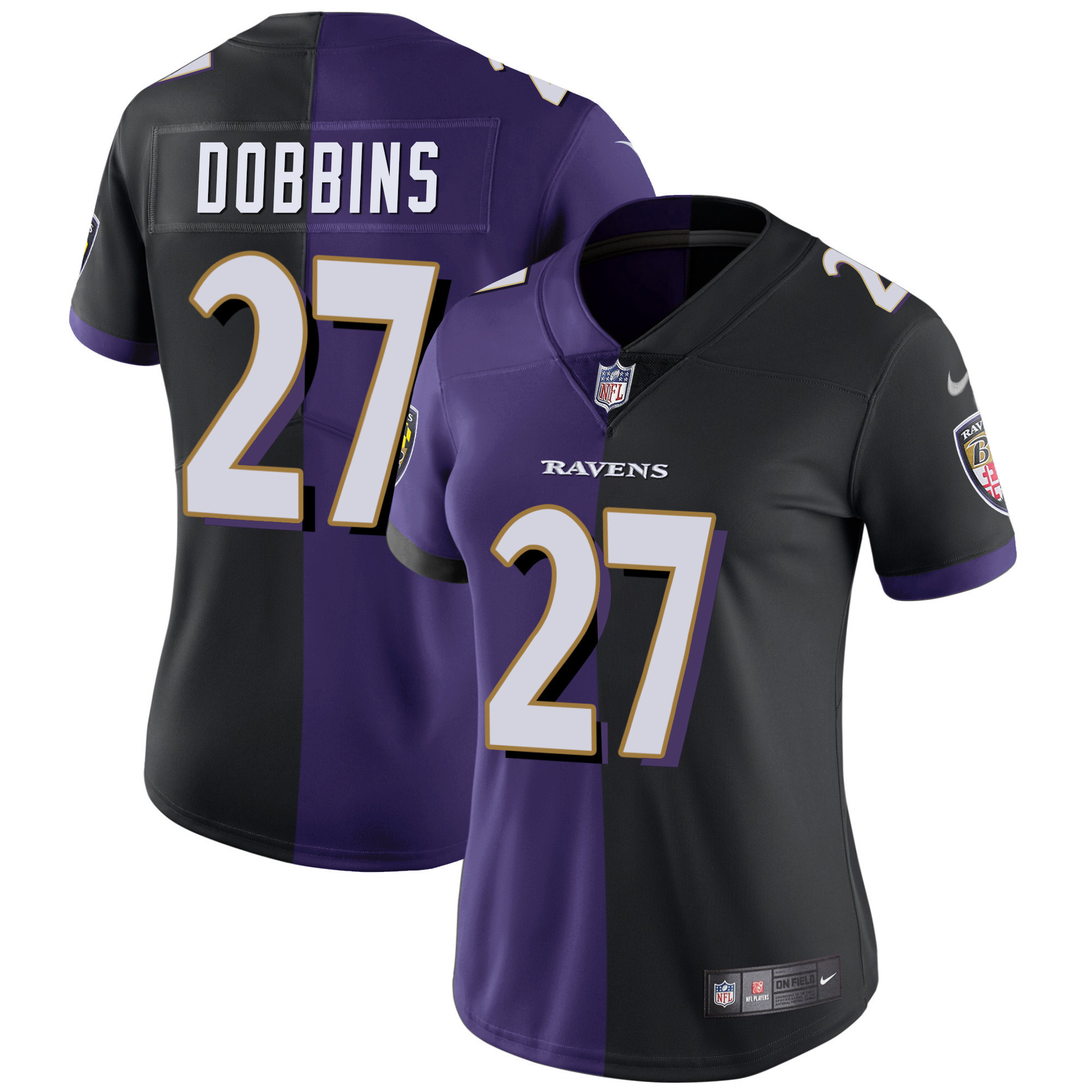 Ravens Split Vapor Jersey - All Stitched - Image 13