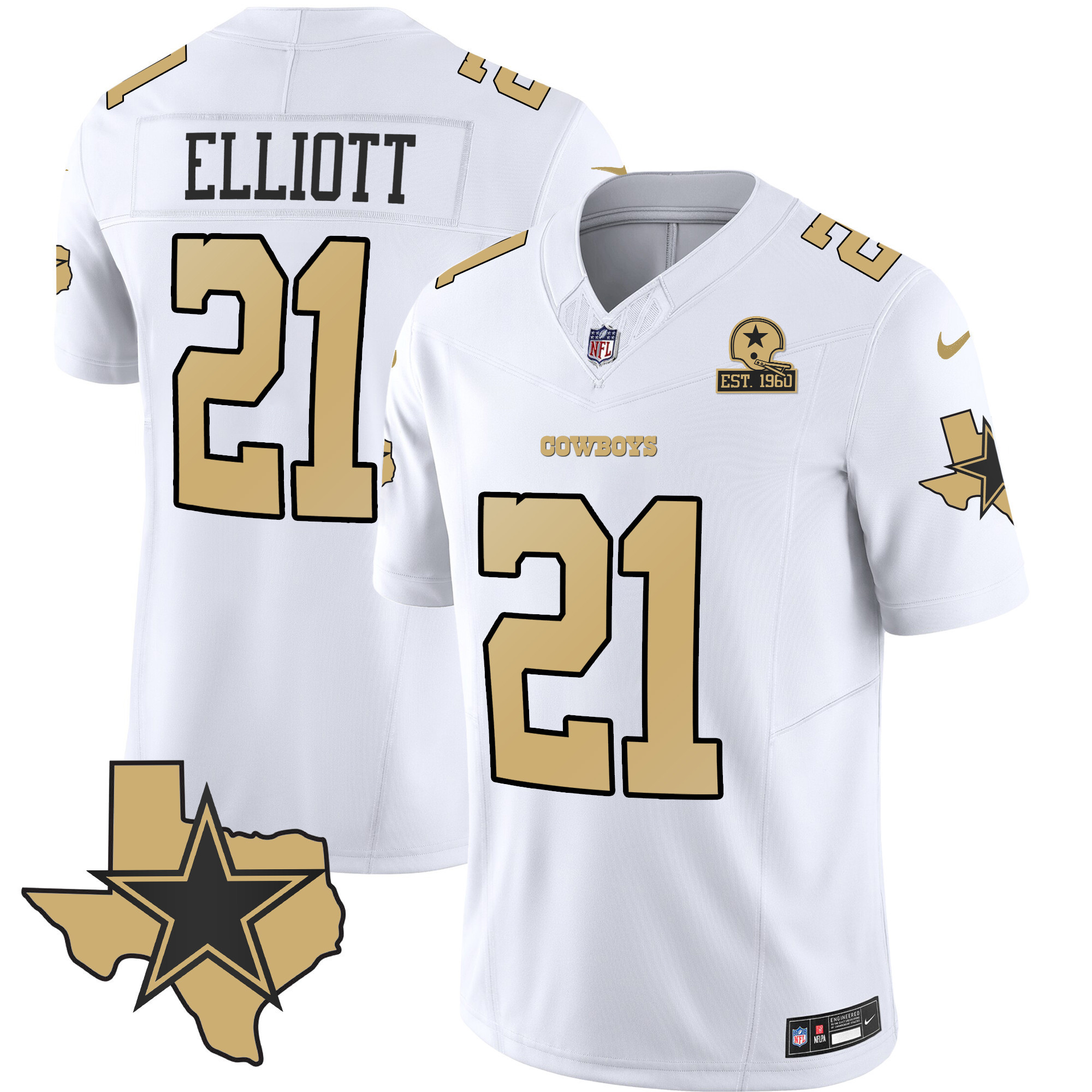 Men's Cowboys Special Vapor Limited Jersey - All Stitched - Image 24