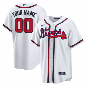 Atlanta Braves Los Bravos Custom Jersey - All Stitched