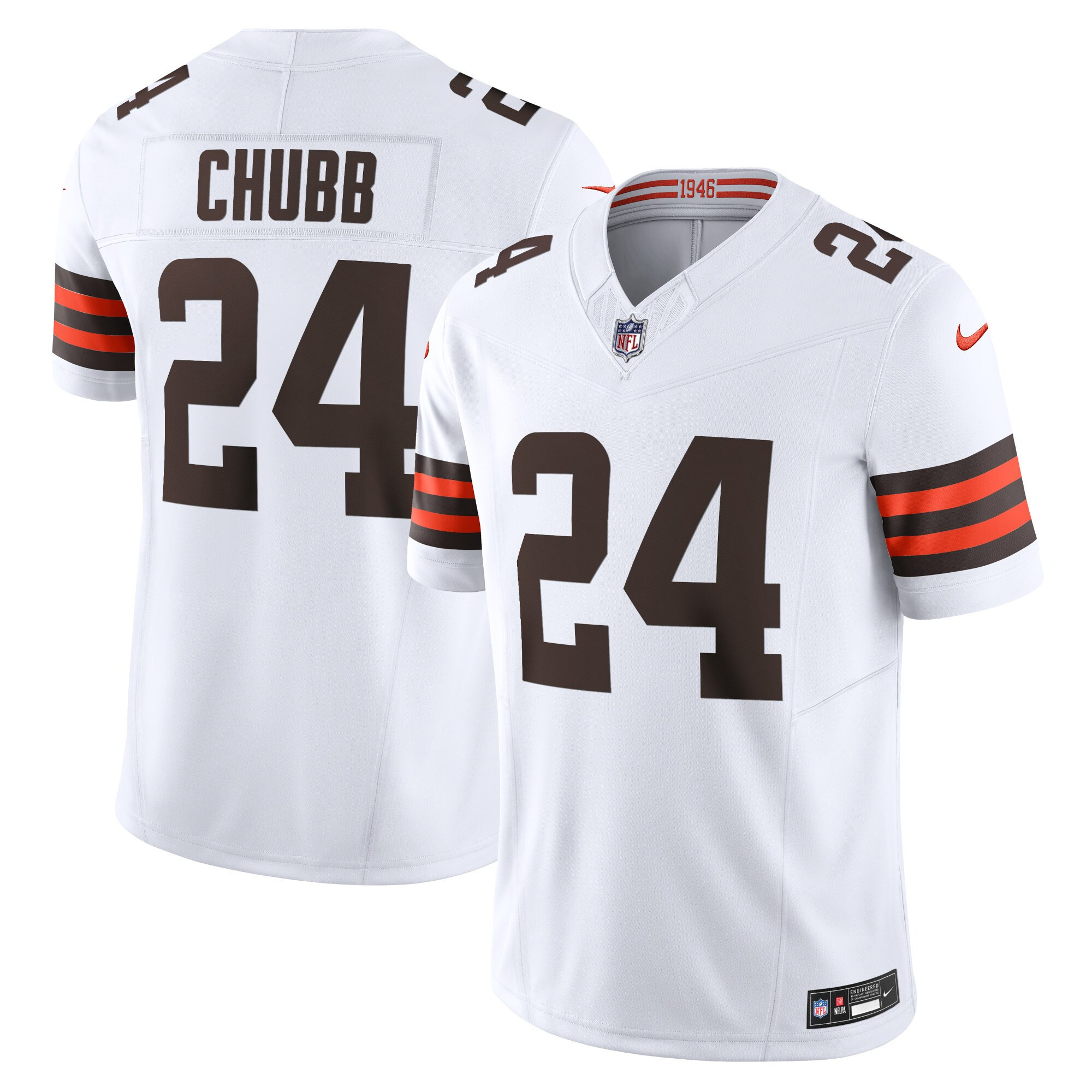 Nick Chubb Cleveland Browns Vapor F.U.S.E. Limited Jersey - All Stitched - Image 2