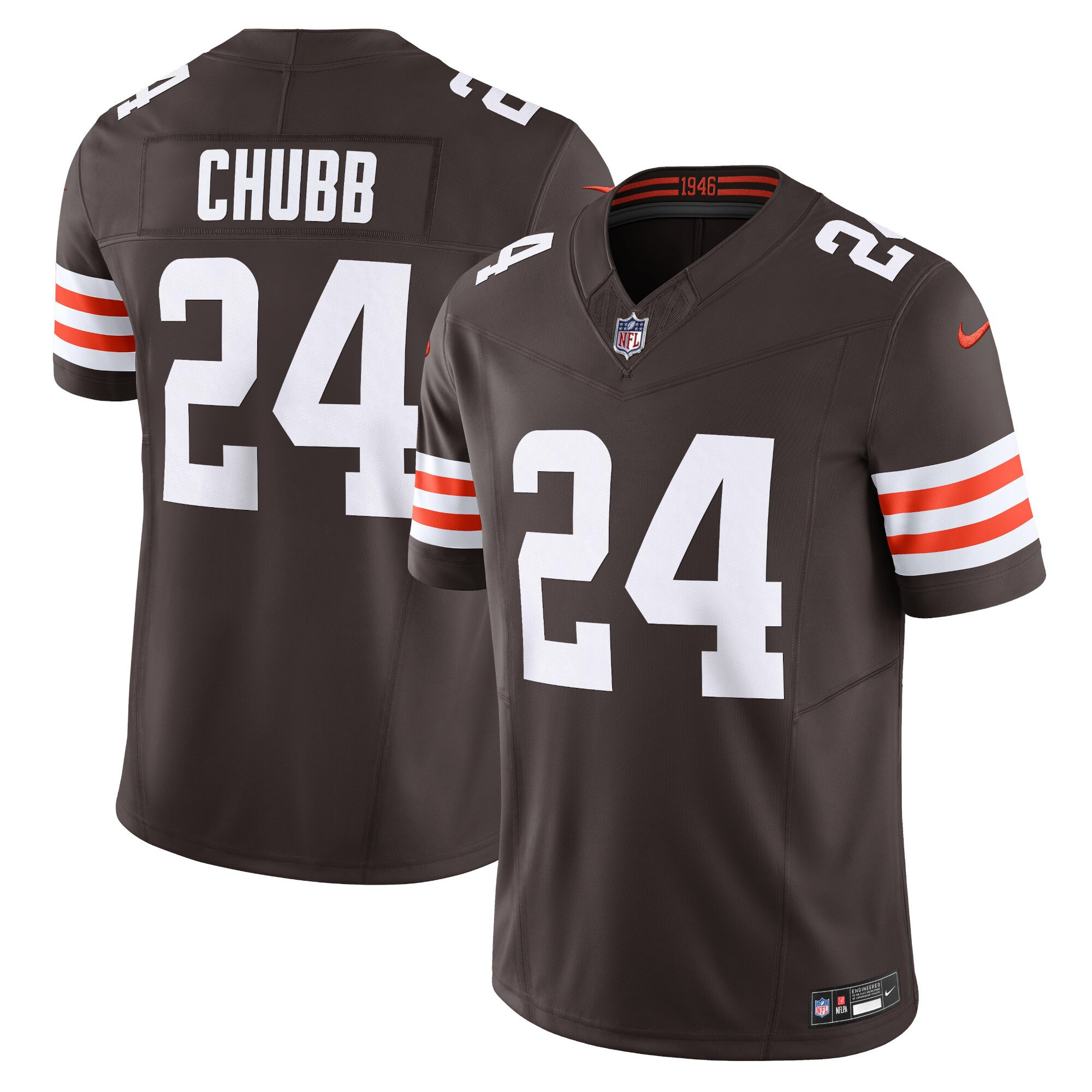 Nick Chubb Cleveland Browns Vapor F.U.S.E. Limited Jersey - All Stitched - Image 3