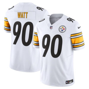 T.J. Watt Pittsburgh Steelers White Vapor F.U.S.E. Jersey - All Stitched
