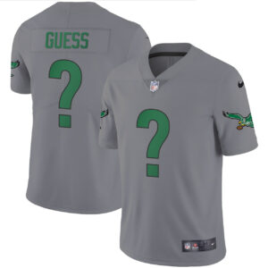 Guess Eagles Gray Jersey - All Stitched