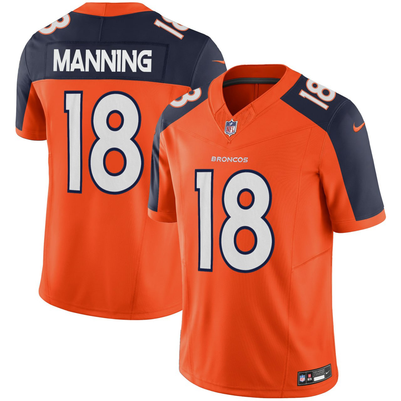 Men's Alternate Denver Broncos Jersey - All Stitched - Image 2