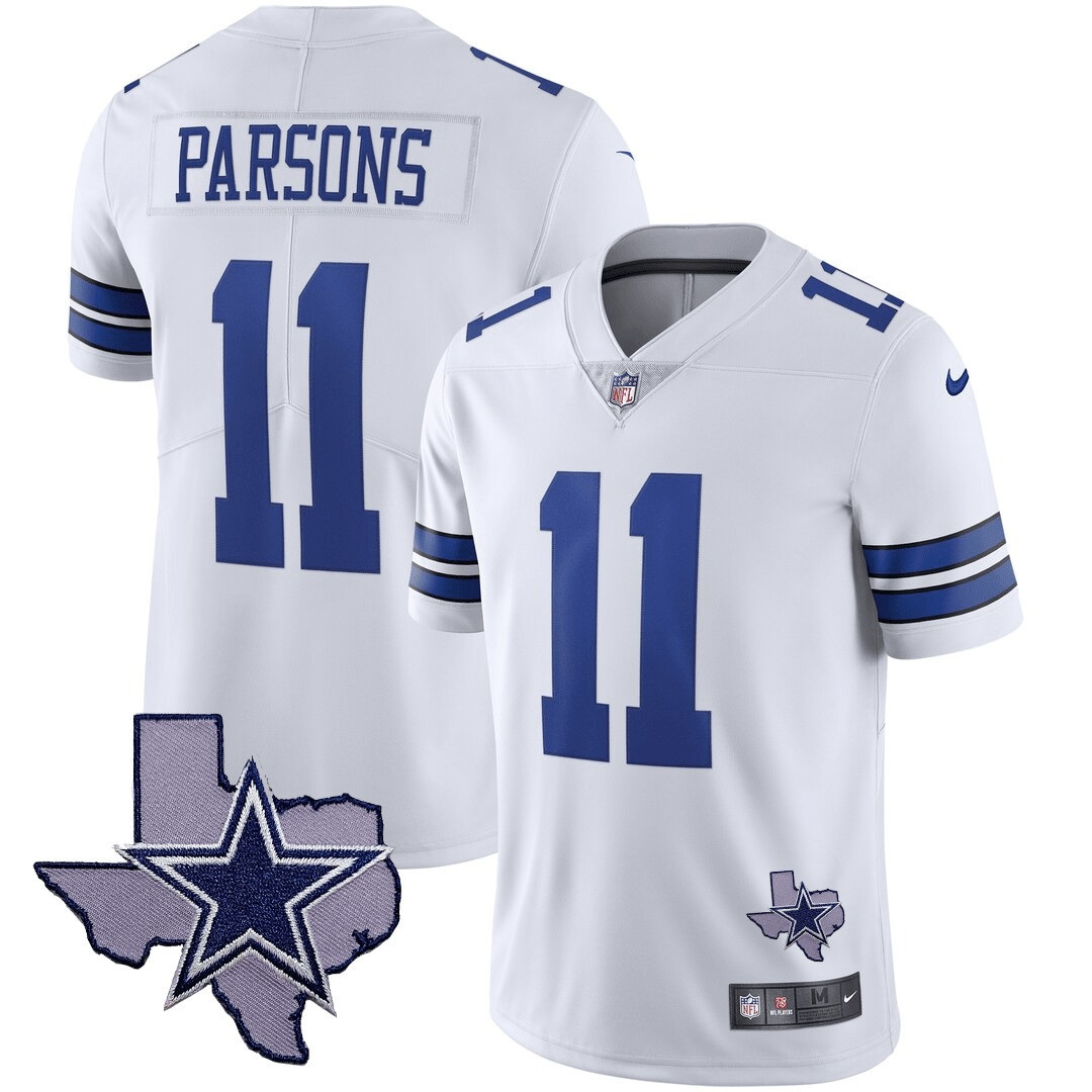 Men's Cowboys Texas Patch Vapor Jersey - All Stitched - Image 4
