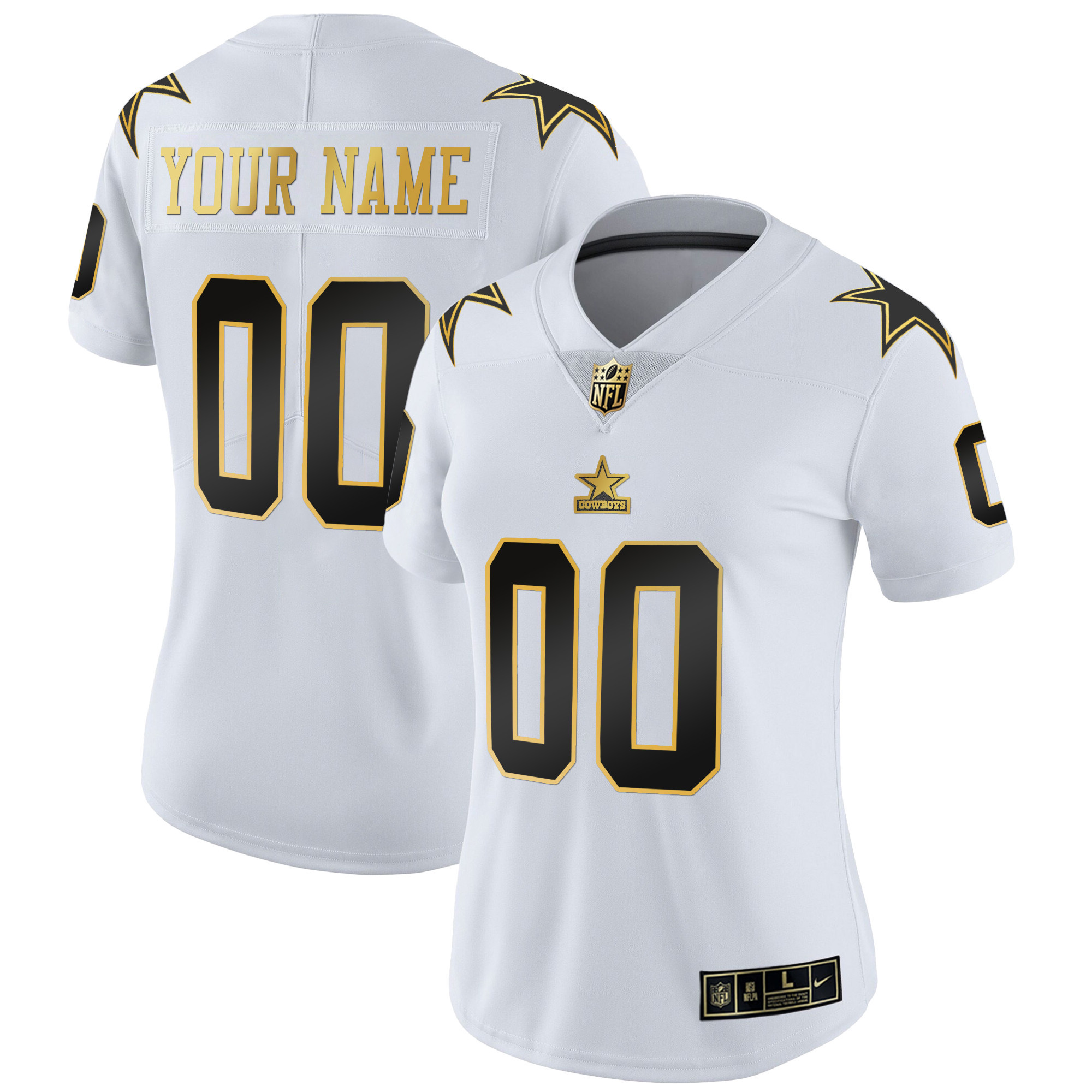 Cowboys Throwback Limited Vapor Custom Jersey - All Stitched - Image 10