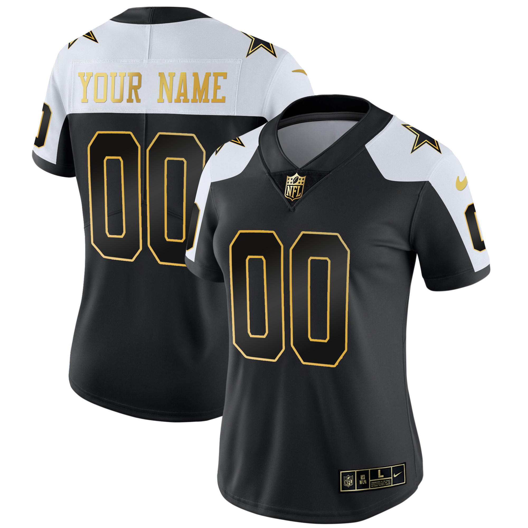 Cowboys Throwback Limited Vapor Custom Jersey - All Stitched - Image 12