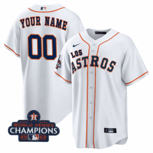 Houston Astros "Los Astros" Hispanic Heritage Champions Patch Custom Jersey - All Stitched
