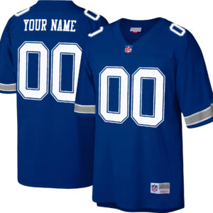 Cowboys 1996 Big & Tall Royal Custom Jersey - All Stitched