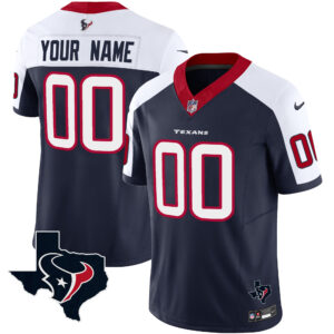 Houston Texans Vapor Limited Custom Jersey - All Stitched